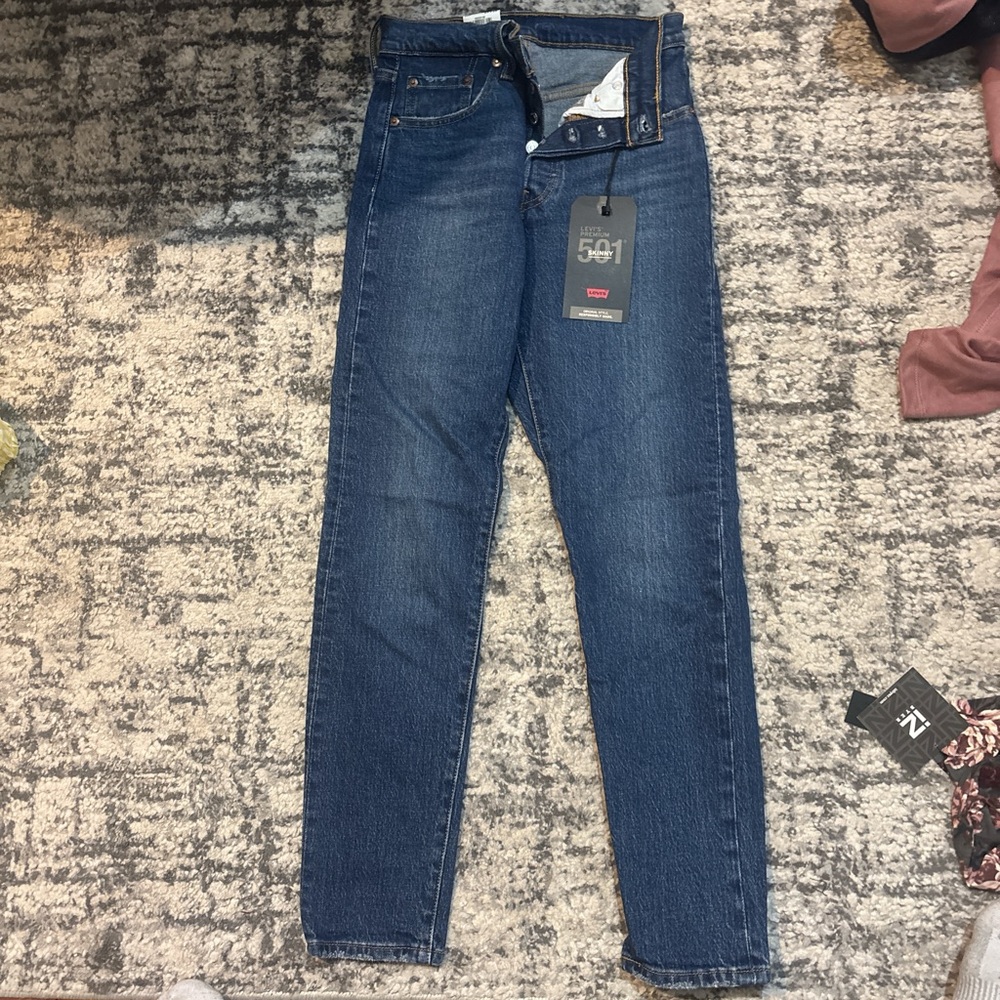 Levi's Women's Blue Skinny Jeans
